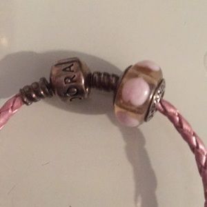 Pink Heart Pandora Charm